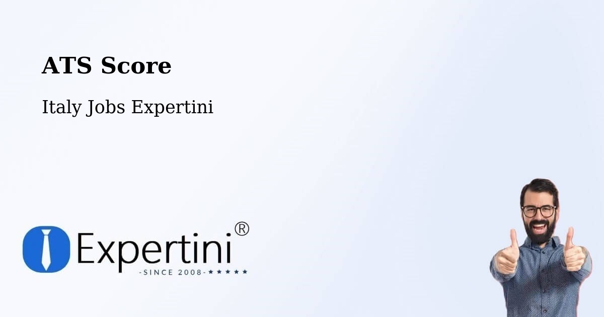 Resume ATS Score & Job Description Match Tool – Conselice - Italy Jobs Expertini