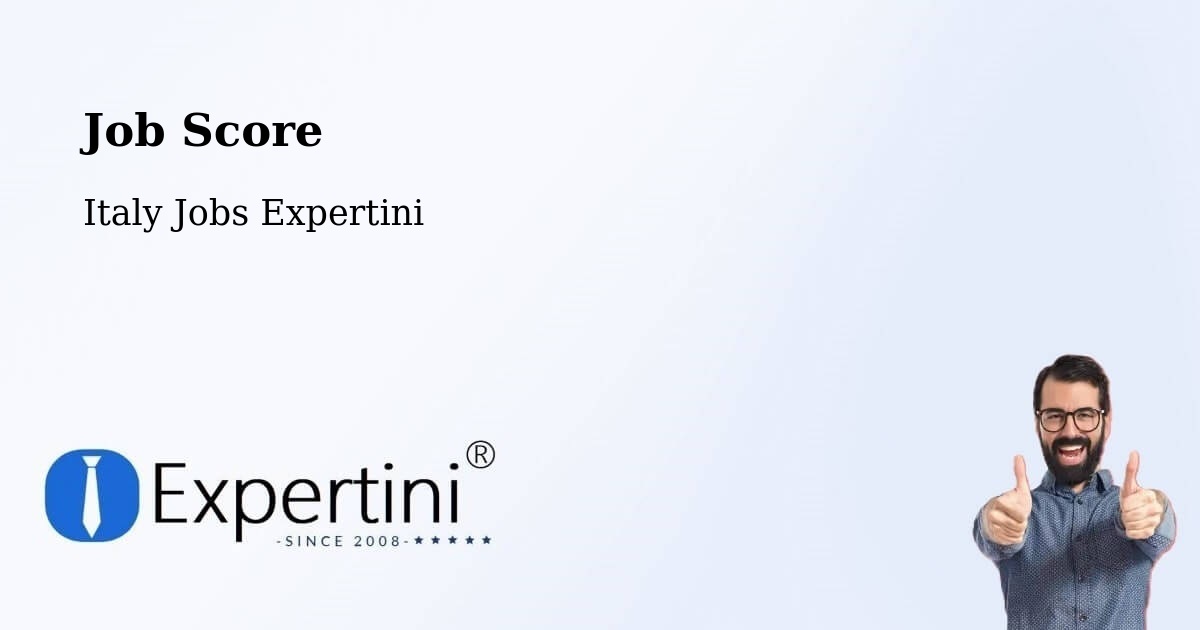 Job Score & Job Description Score Tool – Conselice - Italy Jobs Expertini