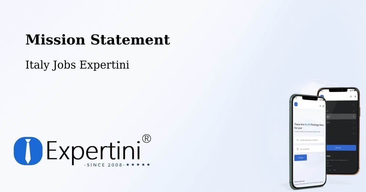 Corporate Mission – Conselice - Italy Jobs Expertini